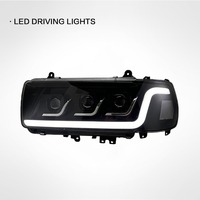 1990 ~ 1997 Phares pour Toyota Land Cruiser LC80 Modification de l'assemblage de la lumière pour les feux de jour à LED et les clignotants.