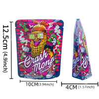 Sachets Doypack Multicolores Vifs en Mylar avec Fermeture Éclair Anti-Humidité et Motifs Variés pour Bonbons, Sushi, Chewing-gum, Aliments pour Animaux