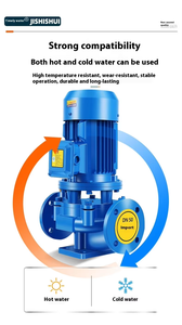 Pompe de surpression verticale de 15 kilowatts, pompe centrifuge verticale monophasée, pompe haute température pour chaudière - Product Image 2