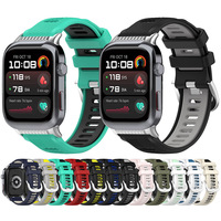 Großhandel Sport Double Colors Band für Huawei Watch D2 Double Colors Armband für Huawei Watch D2 Two Colors Silikon Armband