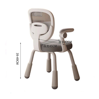 Chaise simple pour enfant, en tissu sécurisé, avec structure en acier, confortable et douce, idéale pour l'étude.