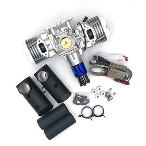 DLE130 Drone <b>Gasoline</b> Engine 130CC Two-cylinder Two-stroke Natural air Cooled Hand Start 130CC Displacement - Product Image 4