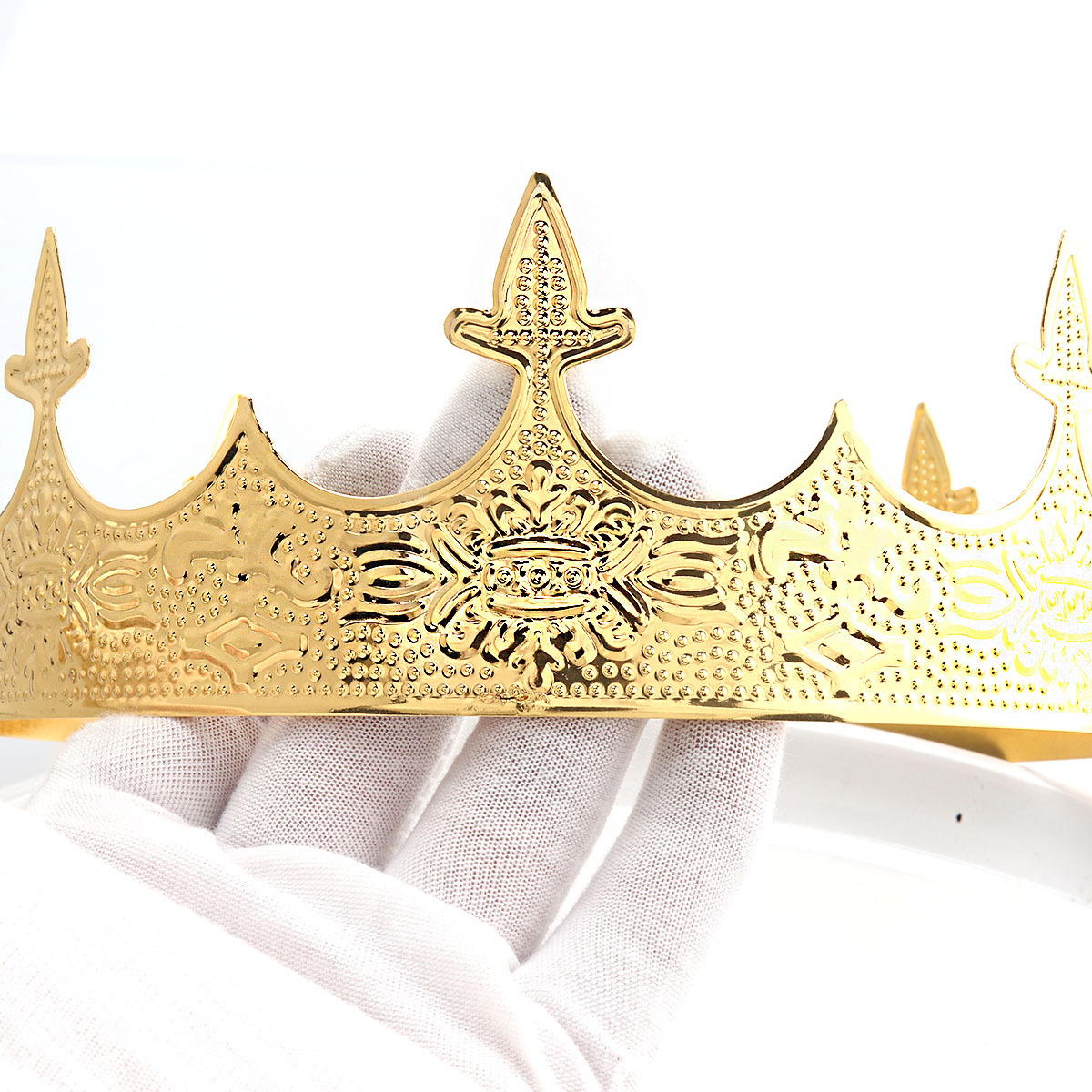 kiso ゴールドクラウン gold crown 10K Yellow Gold CZ King Crown Pendant 1.6