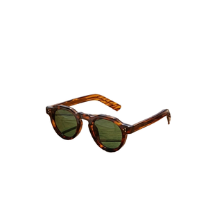 Unisex Retro Cross-Border Black Oval Frame UV400 Anti-reflective Full Frame PC <b>Sunglasses</b> Hip-Hop Trendy Stylish Design - Product Image 1