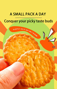 Piccoli <span class=keywords><strong>biscotti</strong></span> <span class=keywords><strong>al</strong></span> sale marino in stile giapponese snack per la colazione a <span class=keywords><strong>grana</strong></span> grossa uso ufficio casa inscatolato all'ingrosso torta rotonda giapponese - Product Image 4