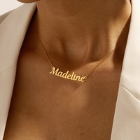 Collar de Acero Inoxidable con Logotipo 2D 3D Personalizado para Hombre y Mujer, Joyería Plateada a la Moda, Logotipo Personalizado, Directo de Fábrica