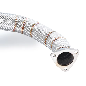 ท่อหน้าท่อไอเสียสำหรับรถฮอนด้าซีวิค FL5 TYPE-R 2022-2024ฉนวนกันความร้อนอุปกรณ์เสริมสำหรับรถแข่งออกแบบได้ตามต้องการ - Product Image 3