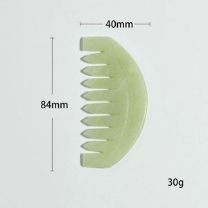 High Quality Handicraft Jade Stone Massage Gua Sha Comb for <b>Creative</b> <b>Gift</b> - Product Image 2