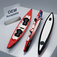 Fournisseur de kayaks gonflables en PVC Drop Stitch, vente en gros, usine certifiée CE, OEM, kayaks de pêche gonflables personnalisés