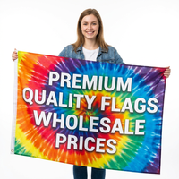 Drapeaux de bannière personnalisés en polyester résistant à l'eau avec logo d'équipe, impression numérique double face, taille personnalisée, résistants aux déchirures