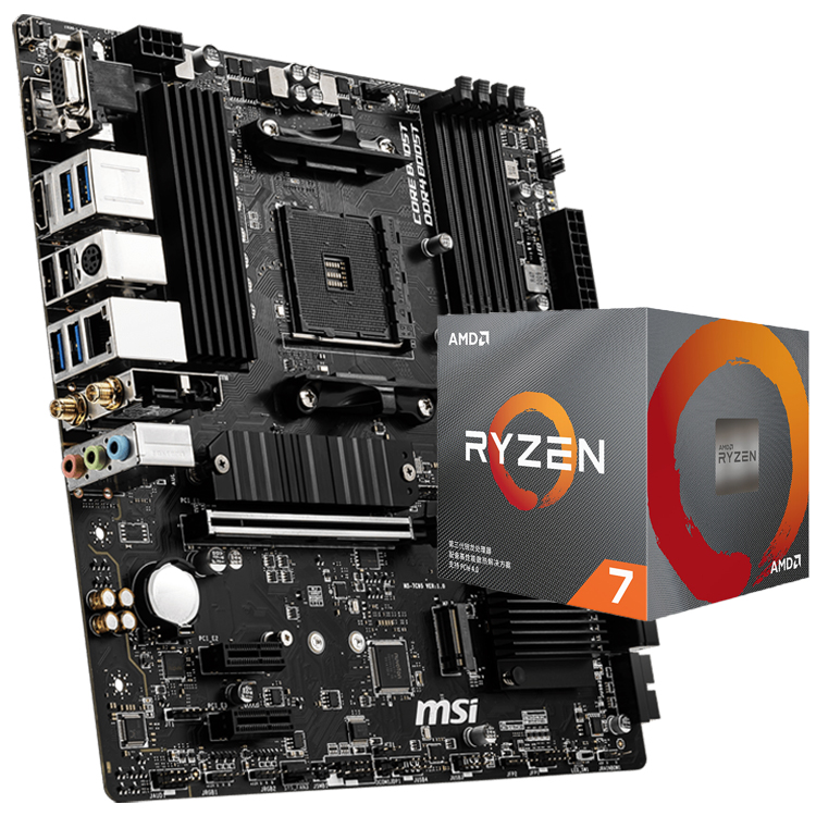 Used MSI B550M PRO-VDH WIFI Micro-ATX Motherboard for AMD