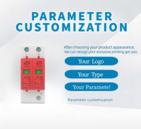 Parafoudre industriel personnalisé LeiHao avec logo, protection contre les surtensions CE PV AC DC 420V 10kA-20kA 2P 3P 4P SPD