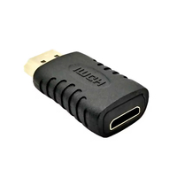 Adaptador Mini HDMI Hembra a HDMI Macho, Conector de Extensión de Audio y Video Full HD, Cable Extensor HDMI Macho a Hembra para Cámara