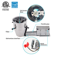 4 pouces Cul Cetl Listed Remodel Led Can Air Tight Ic Housing Led Encastré Lumières Led Downlight Pour Led Retrofit Kit Avec Tp24