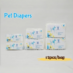 6 आकार वाले कुत्तों के लिए अच्छा अवशोषण डिस्पोजेबल डायपर, विभिन्न कुत्तों के लिए उपयुक्त - Product Image 4