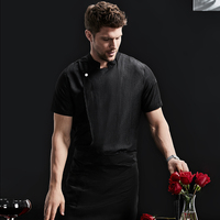 Uniforme de restaurant classique 2024 pour chef, veste, logo personnalisé, barman, cuisine, uniforme respirant, veste de chef