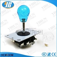 Manette de jeu ovale en cristal pour bornes d'arcade, contrôleur de jeu pour machines de pousse-pièces et de boxe