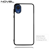 A03 Coque de téléphone personnalisée avec logo, luxe, mode, imprimée, étanche, antichoc, TPU PC + feuille d'aluminium, sublimation 2D