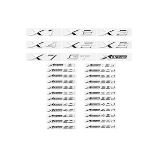 Para <span class=keywords><strong>BMW</strong></span> 1 2 3 4 5 Series Car Trunk Logo Sticker Negro brillante ABS Emblema para 520i para <span class=keywords><strong>BMW</strong></span> 5 Series Emblem Letter - Product Image 1