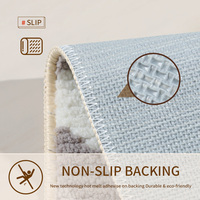 Maschinenwaschbare Polyester-Tufting-Fußmatte für Innenbereiche, rutschfeste Gummirückseite, saugfähig, haustierfreundlich, Willkommens-Eingangsmatte für die Haustür