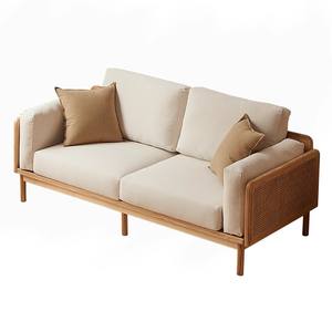 <span class=keywords><strong>Canapé</strong></span> <span class=keywords><strong>rétro</strong></span> en rotin tissé en bois massif chez l'habitant salon maison loisirs combinaison <span class=keywords><strong>canapé</strong></span> - Product Image 5