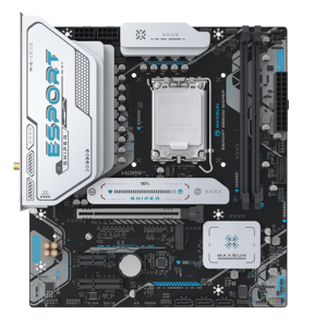 Placa Base para Juegos Maxsun MS-eSport B860M SNIPER WIFI DDR5 M ATX para Ordenador de Escritorio - Nueva - Product Image 1