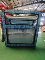Ventanas Abatibles y Oscilobatientes Horizontales de PVC Modernas Personalizadas CHANGYI, Doble Acristalamiento, para Cocina y Baño, Precio Económico