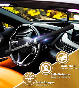 Bloqueo de Volante, Bloqueo Antirrobo para Automóvil, Extensible, Retráctil, con Contraseña, Combinación de <span class=keywords><strong>5</strong></span> Dígitos - Product Image 2