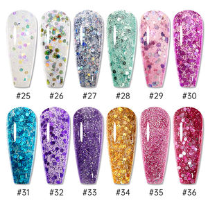 30ml 36 색 글리터 젤 D 네일 익스텐션 논스틱 핸드 폴리 젤 제조업체 - Product Image 3