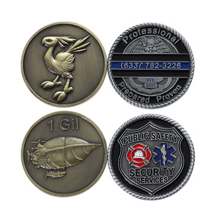 Monedas de <span class=keywords><strong>Tesoro</strong></span> Pirata de Metal Personalizadas, Diseño de Fabricante, Monedas de Juego Coleccionables de Oro y Plata Antiguas, Moneda Pirata de Desafío - Product Image 1