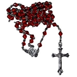 <span class=keywords><strong>Venta</strong></span> caliente crucifijo collar de plástico barato católica Chapelet al italiano <span class=keywords><strong>Rosario</strong></span> para Iglesia regalo - Product Image 1