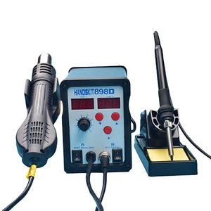 <span class=keywords><strong>Fer</strong></span> à souder à air chaud numérique 898D avec affichage, directement de l'usine, pour réparation de téléphones portables et dessoudage - Product Image 1