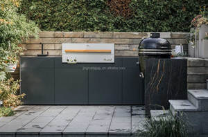 <span class=keywords><strong>Cuisine</strong></span> de jardin BBQ <span class=keywords><strong>d</strong></span>'extérieur Petites unités portables Équipement Portes à gaz Cadre <span class=keywords><strong>d</strong></span>'îlot résistant aux intempéries Évier personnalisé <span class=keywords><strong>Cuisine</strong></span> de jardin - Product Image 2