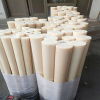 Barre ronde en nylon PA6 PA66, polyamide, diamètre 5-400 mm, résistante à l'usure, plastique technique sur mesure, prix usine