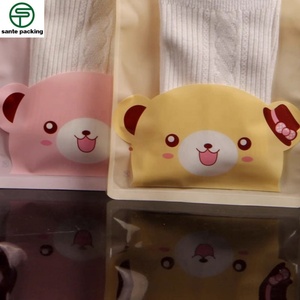 Bolsa con Cierre de Cremallera Transparente Personalizada, Reciclable, con Sellado de Tres Lados y Válvula, para Empacar Calcetines, Ropa Interior y Zapatos de Niños - Product Image 4