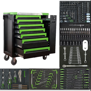 CE 2025 New Steel <b>Tool</b> Set Box Storage Cabinet/ Trolley /<b>Cart</b> With 200 PCS Mechanic Kit Workshop Chest SCK-W-211 Stainle - Product Image 1
