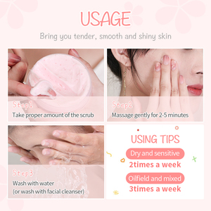 Custom Logo Private Label Remove Dirt Deeply Improve Chicken Skin Cleansing <b>Polish</b> Skin Bright Smooth <b>Face</b> Body Scrub - Product Image 6