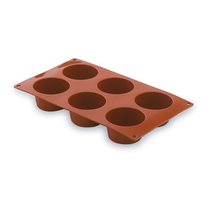 Stampo per muffin Pastryflex a 6 cavità, antiaderente, per cupcake e muffin - Product Image 1
