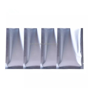 食品级<span class=keywords><strong>3</strong></span>侧银金属铝箔开顶真空热封袋，用于存储带撕裂槽口的聚酯薄膜袋包装 - Product Image 4