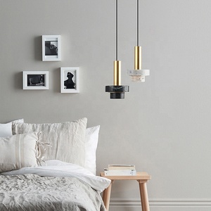 <span class=keywords><strong>Luminaire</strong></span> suspendu moderne en terrazzo, style nordique minimaliste, lampe suspendue pour salle à manger, éclairage LED pour îlot de cuisine - Product Image 4