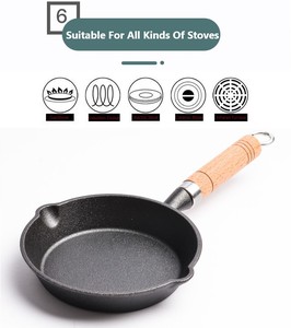 Sartén Antiadherente Pre-sazonada para Mini Panqueques, Omelettes, Galletas Horneadas, Brownies y Huevos, con Orificio para Colgar, Color Negro - Product Image 2