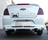 Kit carrosserie pour Chevrolet Sail 2010-2014, Chevrolet Sail berline, lèvre avant, pare-chocs, lèvre arrière, jupes latérales