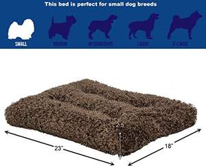 Kingtale-cama suave y elegante para perros pequeños, cama para gato, 24L, 19W, 1,75 H pulgadas - Product Image 3