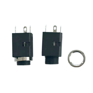 <span class=keywords><strong>Prise</strong></span> audio stéréo personnalisée DAJIANG OEM 3.5mm <span class=keywords><strong>prise</strong></span> <span class=keywords><strong>casque</strong></span> 3 pôles 22.0L M8.0 avec connecteur Jack femelle à boucle filetée - Product Image 1
