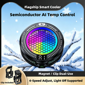 อุปกรณ์ระบายความร้อนโทรศัพท์<span class=keywords><strong>ม</strong></span>ือถือ AntarcChill RGB Gaming Phone Cooler 15W TEC Peltier พร้อ<span class=keywords><strong>ม</strong></span>พัดล<span class=keywords><strong>ม</strong></span>ระบายควา<span class=keywords><strong>ม</strong></span>ร้อน 4 ระดับควา<span class=keywords><strong>ม</strong></span>เร็ว ปรับได้ ติดตั้งด้วยคลิปแ<span class=keywords><strong>ม</strong></span>่เหล็ก - Product Image 3