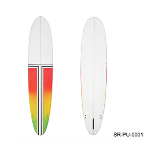 Planches de surf longboard en fibre de verre avec noyau en PU, couleur personnalisée, en promotion - Product Image 1