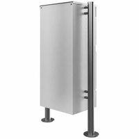 Boîte de livraison de colis extérieure JDY avec poteaux de support en acier inoxydable, robuste, autoportante, anti-vol