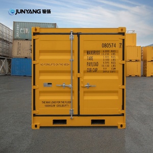 Custom ISO BV 7ft 8ft 10ft <b>Temporary</b> Storage Shipping Container Bunded <b>Floor</b> Side Opening Made Corten Steel for Dangerous Goods - Product Image 4