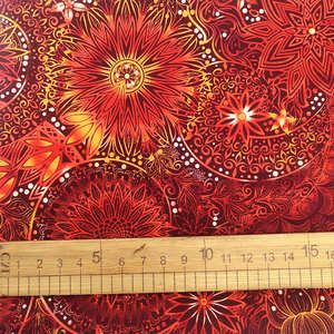 Di alta qualità modello di foglia nera stampato tessuto moda <span class=keywords><strong>Chiffon</strong></span> spiaggia pantaloni con foglia di stampa panno per fodera e indumenti - Product Image 3