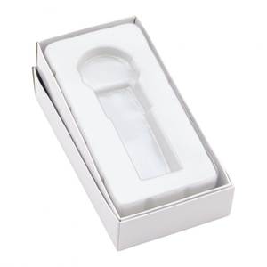 Scatola di carta bianca con inserto blister per imballaggio, conservazione ed esposizione di prodotti - Product Image 1